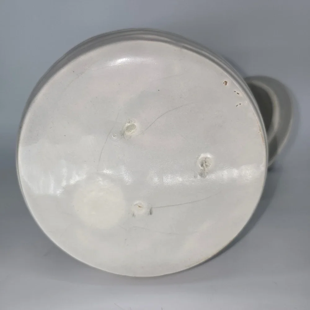 Vintage Acsons Adela Stoneware Canister Floral Tulip Retro Kitchen Storage